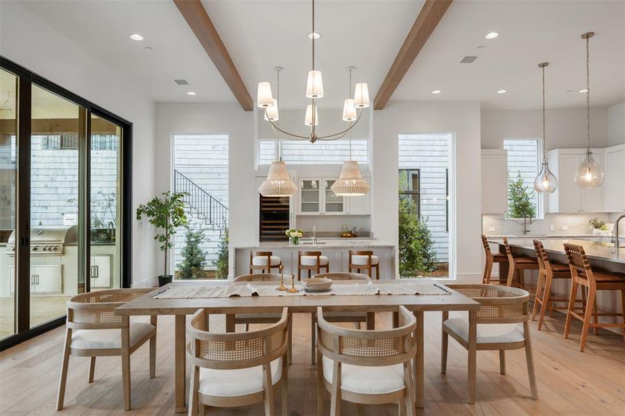 Furnished interior view inside a new home in , Malakoff (Image 5).