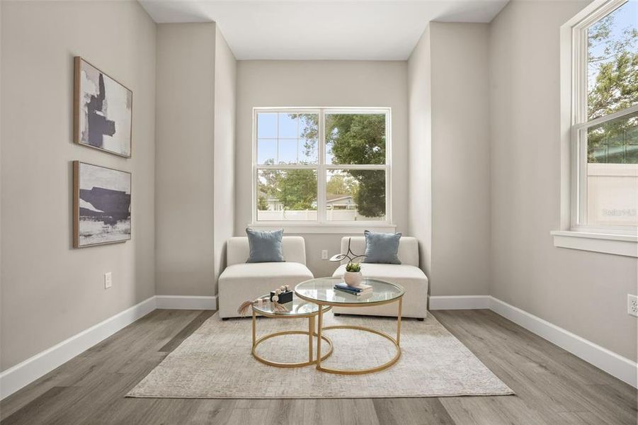 Furnished interior view inside a new home in , Orlando (Image 5). Furnished interior view inside a new home in , Orlando (Image 5).