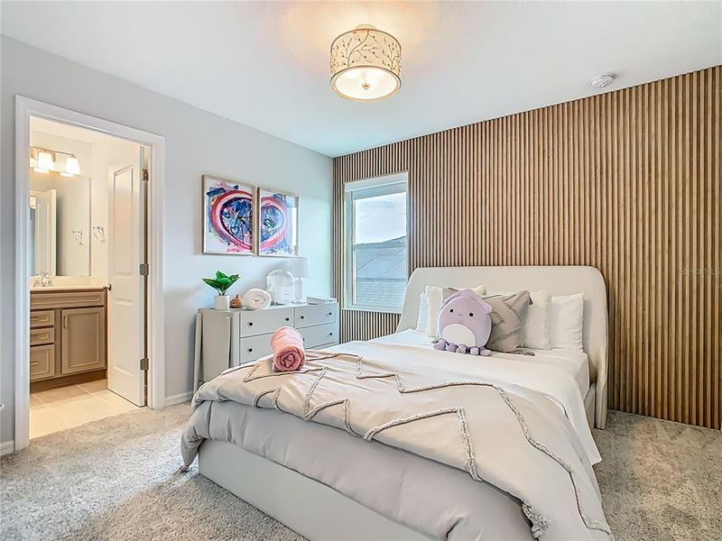 Furnished interior view inside a new home in , Orlando (Image 11).