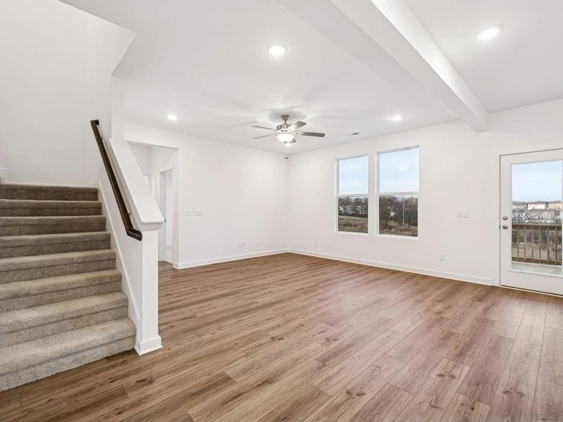 Spacious, unfurnished interior of a new home in Calista Farms, White House (Image 20).