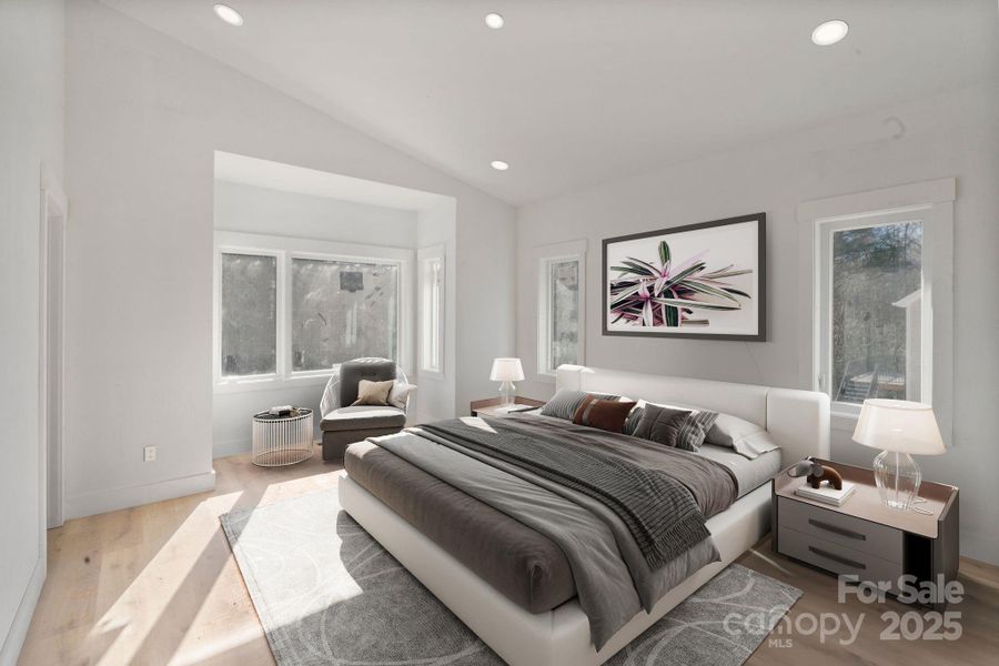 Furnished interior view inside a new home in , Hickory (Image 6).