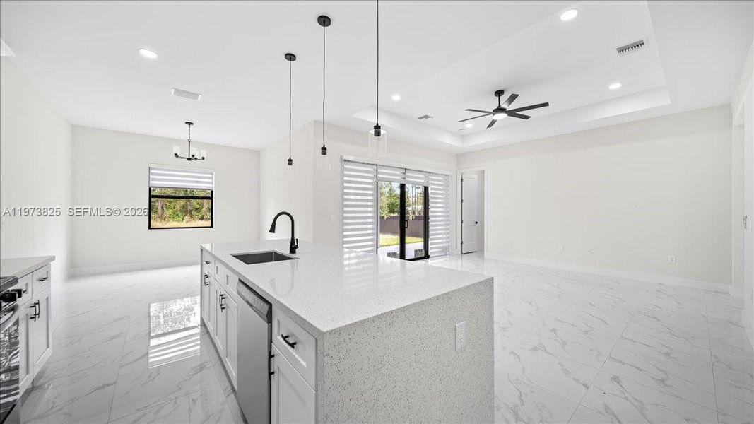 Furnished interior view inside a new home in , Cape Coral (Image 18).