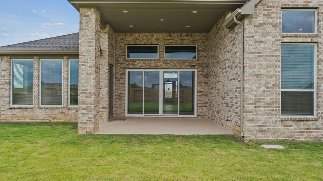 Exterior details and patio area of a home in Attwater 65's, Waller (Image 3). Exterior details and patio area of a home in Attwater 65's, Waller (Image 3).