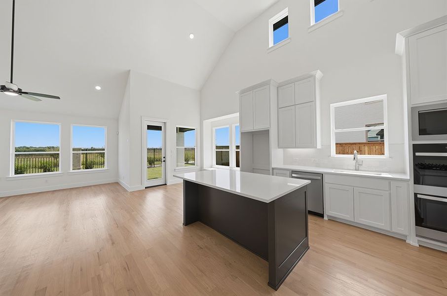 Furnished interior view inside a new home in Brookhollow West, Prosper (Image 8).