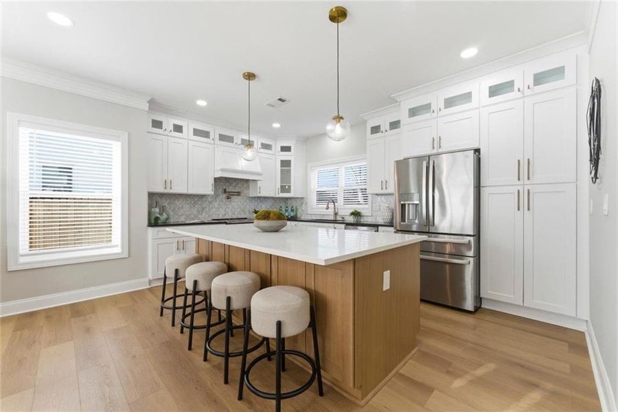 Furnished interior view inside a new home in , Atlanta (Image 3). Furnished interior view inside a new home in , Atlanta (Image 3).