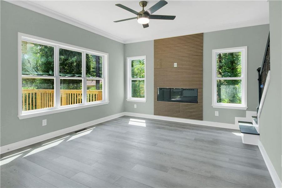 Spacious, unfurnished interior of a new home in , Snellville (Image 16). Spacious, unfurnished interior of a new home in , Snellville (Image 16).