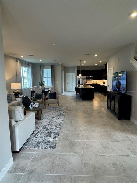 Furnished interior view inside a new home in Lake Mattie Preserve Estates, Auburndale (Image 13). Furnished interior view inside a new home in Lake Mattie Preserve Estates, Auburndale (Image 13).