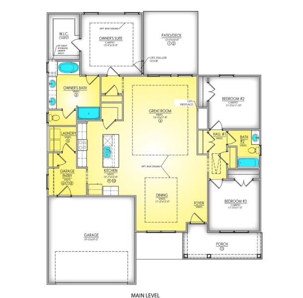 View of room layout