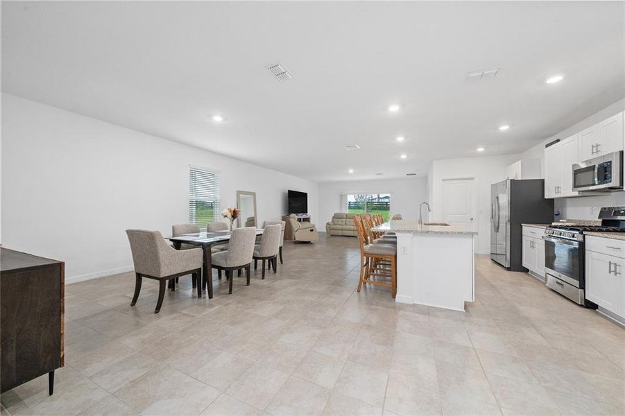 Furnished interior view inside a new home in Waterstone, Groveland (Image 12).