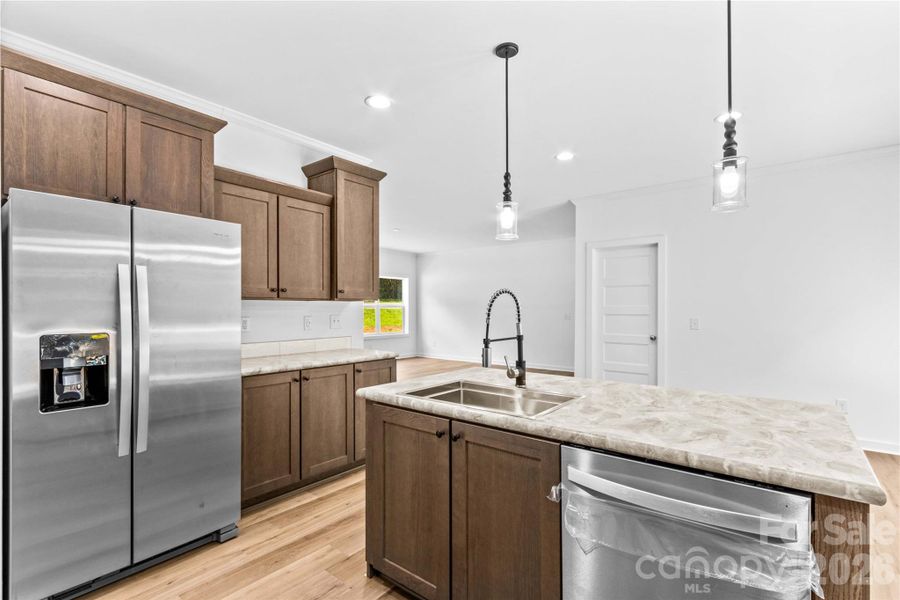 Furnished interior view inside a new home in , Mocksville (Image 10).