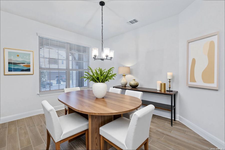 Furnished interior view inside a new home in Davis Ranch, San Antonio (Image 32).