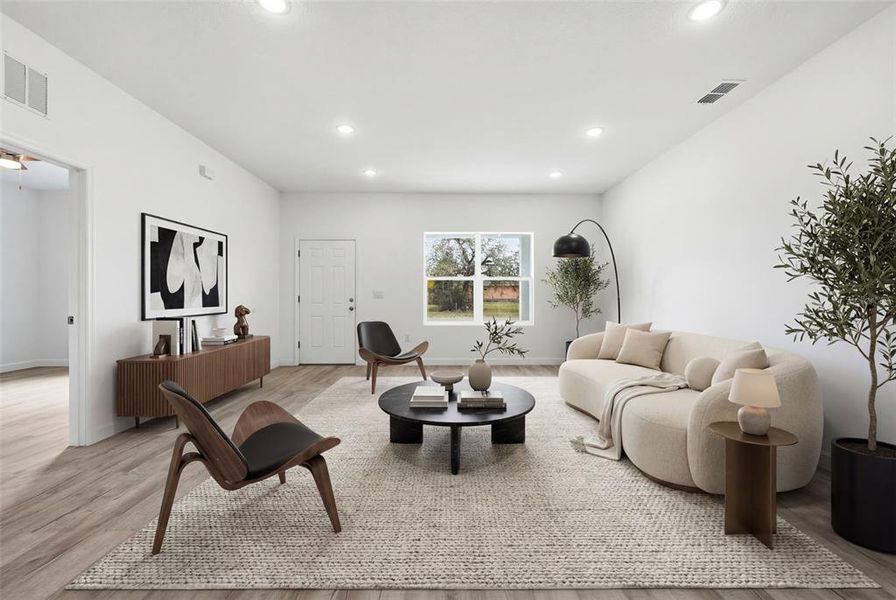 Furnished interior view inside a new home in , Haines City (Image 5).