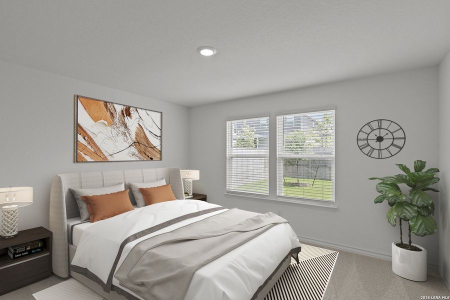 Furnished interior view inside a new home in The Overlook at Creekside, New Braunfels (Image 10). Furnished interior view inside a new home in The Overlook at Creekside, New Braunfels (Image 10).
