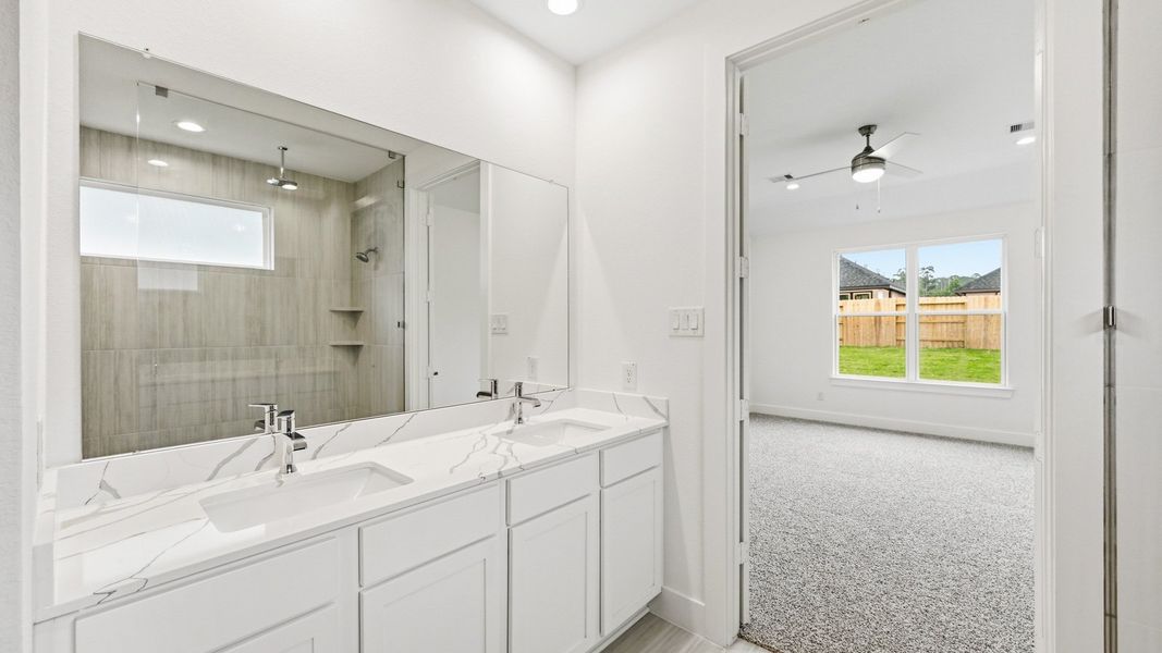 Furnished interior view inside a new home in Mill Creek Estates, Magnolia (Image 12).