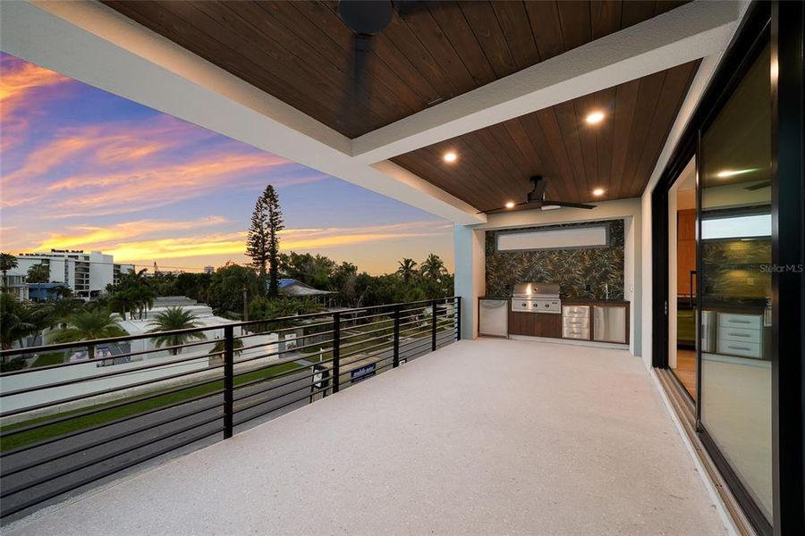 Exterior details and patio area of a home in , Sarasota (Image 24).
