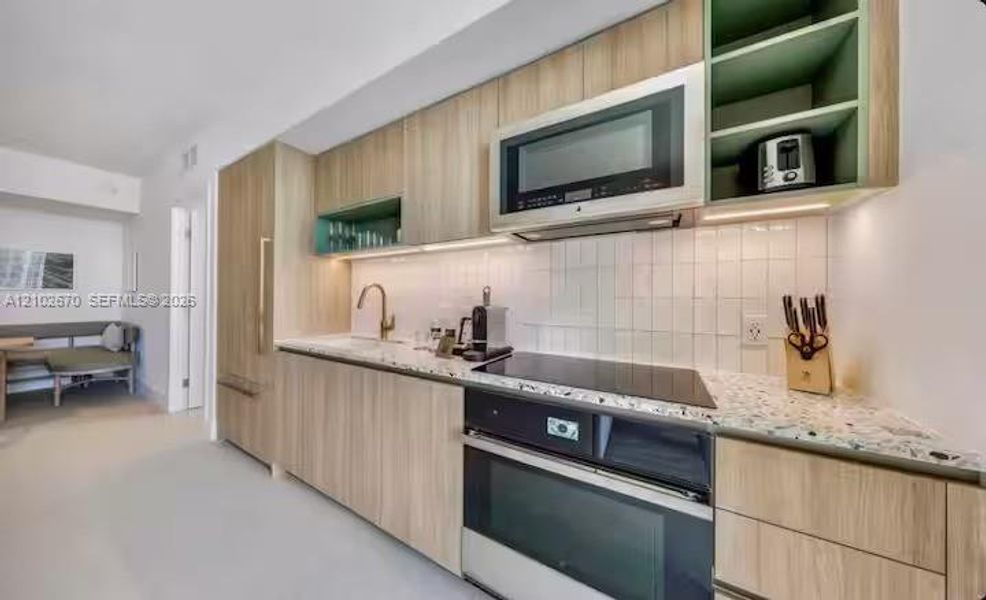 Furnished interior view inside a new home in , Miami (Image 32).