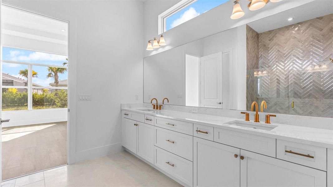 Furnished interior view inside a new home in , Port St. Lucie (Image 6).