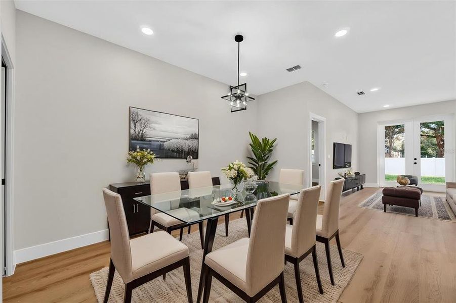 Furnished interior view inside a new home in , Brooksville (Image 7).