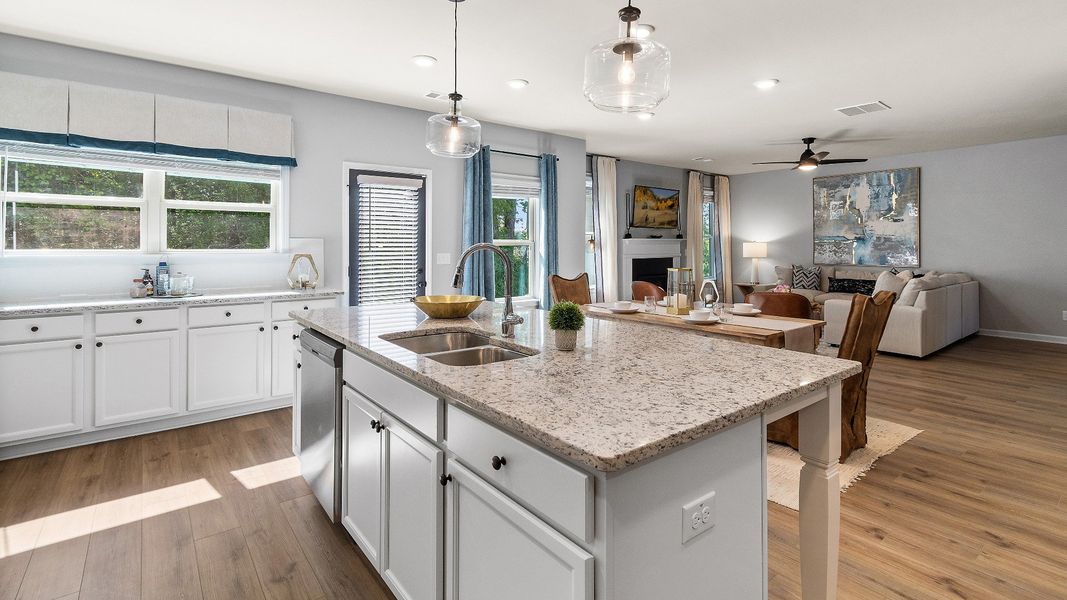 Furnished interior view inside a new home in Camp Creek Village, Atlanta (Image 19).