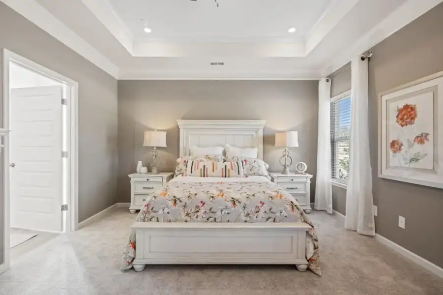 Furnished interior view inside a new home in Allen Manor, Hoschton (Image 14).