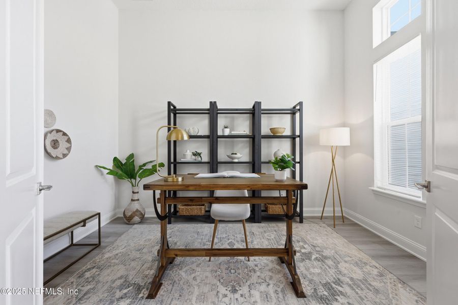 Furnished interior view inside a new home in West End at Town Center, Ponte Vedra (Image 7). Furnished interior view inside a new home in West End at Town Center, Ponte Vedra (Image 7).