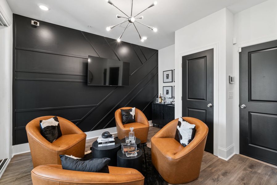 Representative furnished interior of a home built from the The Barnsley I by The Providence Group in IveyBrooke, Alpharetta (Image 9).