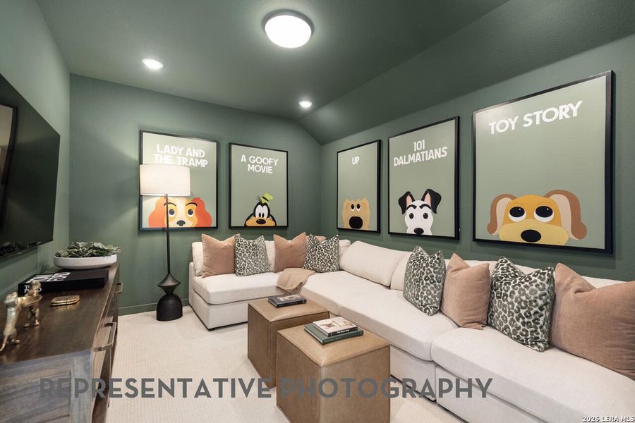 Furnished interior view inside a new home in Venado Crossing, Cibolo (Image 7).