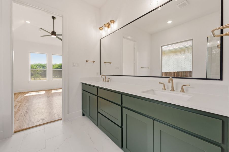 Furnished interior view inside a new home in Parks of Aledo, Aledo (Image 15).
