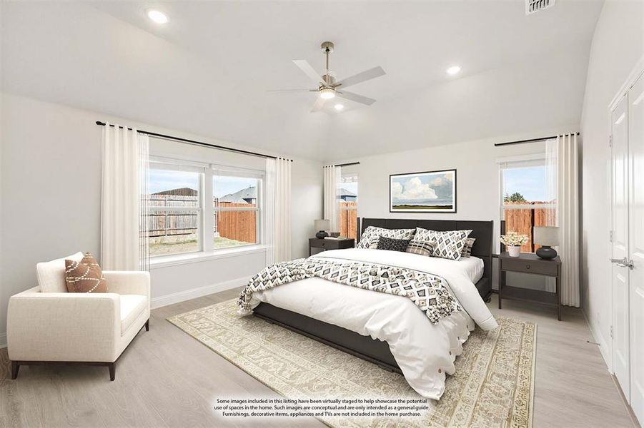 Furnished interior view inside a new home in Mockingbird Heights Classic 60, Midlothian (Image 16).