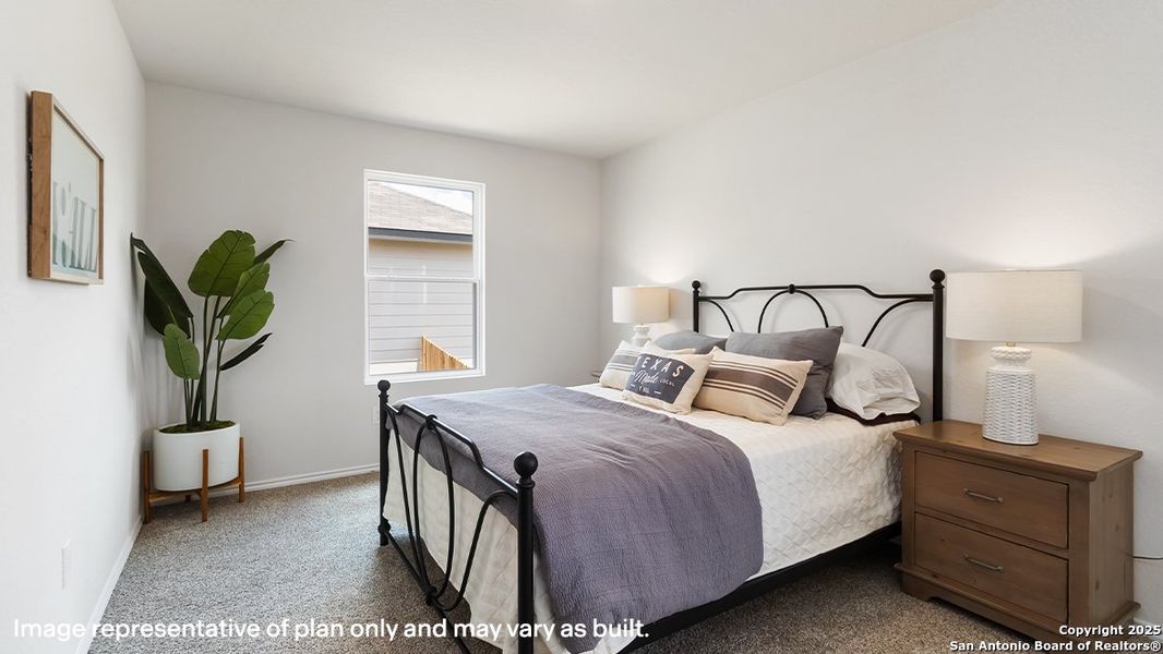 Furnished interior view inside a new home in Avenida, Converse (Image 4).