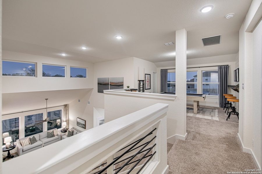 Furnished interior view inside a new home in Buffalo Crossing, Cibolo (Image 22).
