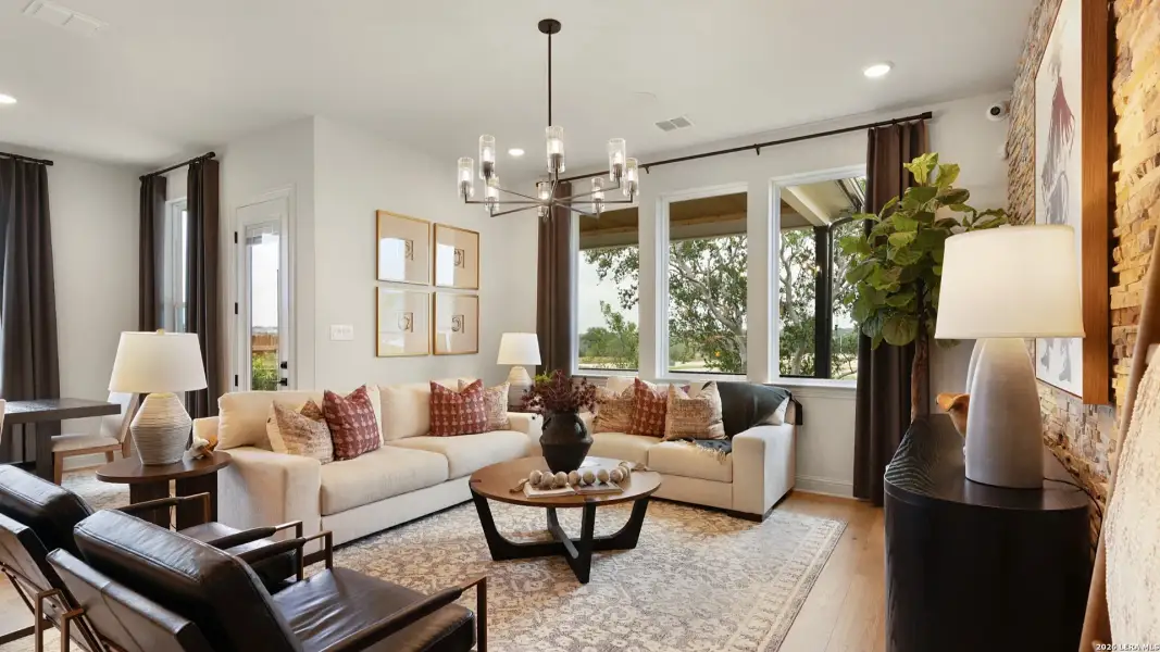 Furnished interior view inside a new home in Piedmont, San Antonio (Image 7).