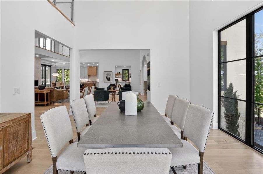 Furnished interior view inside a new home in , Alpharetta (Image 10).