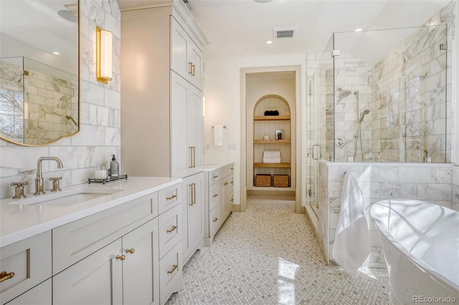 Furnished interior view inside a new home in , Denver (Image 22).