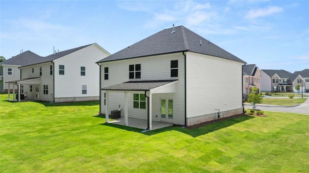 Exterior details and patio area of a home in Independence, Loganville (Image 21). Exterior details and patio area of a home in Independence, Loganville (Image 21).
