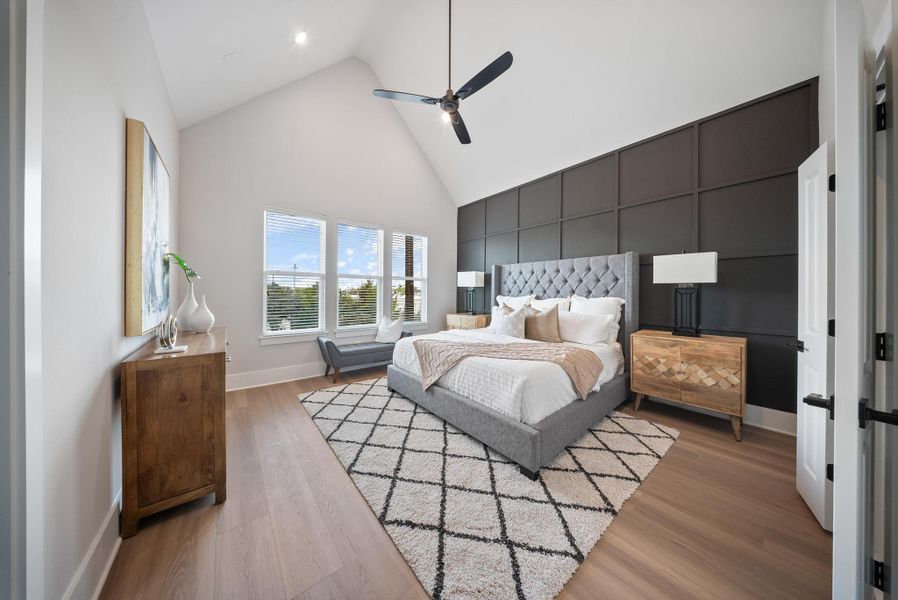 Furnished interior view inside a new home in Skyline Homes at Lou Ellen, Houston (Image 9).