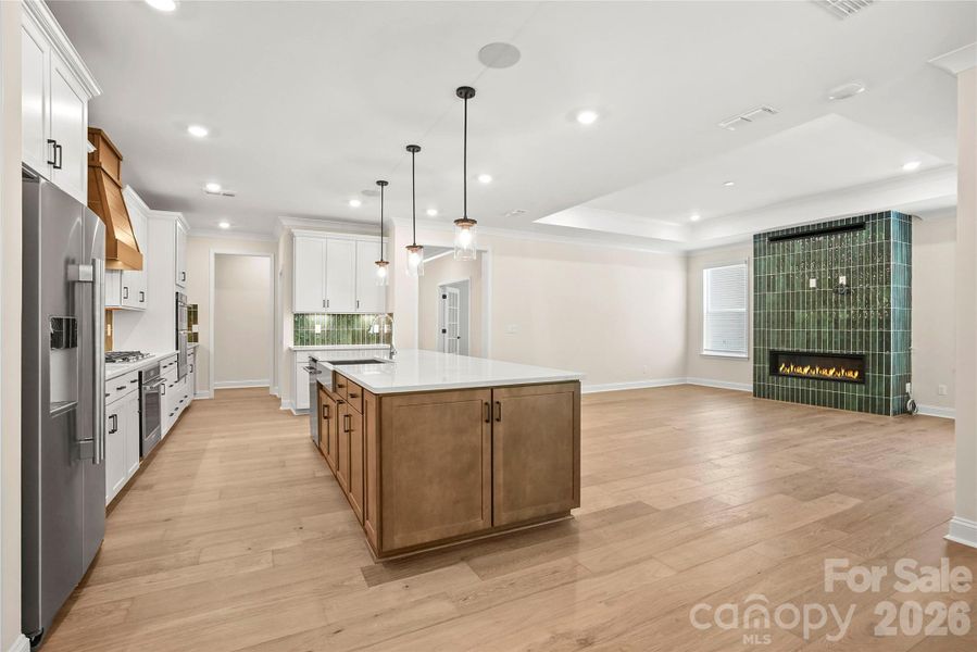 Furnished interior view inside a new home in Carolina Riverside, Belmont (Image 9).