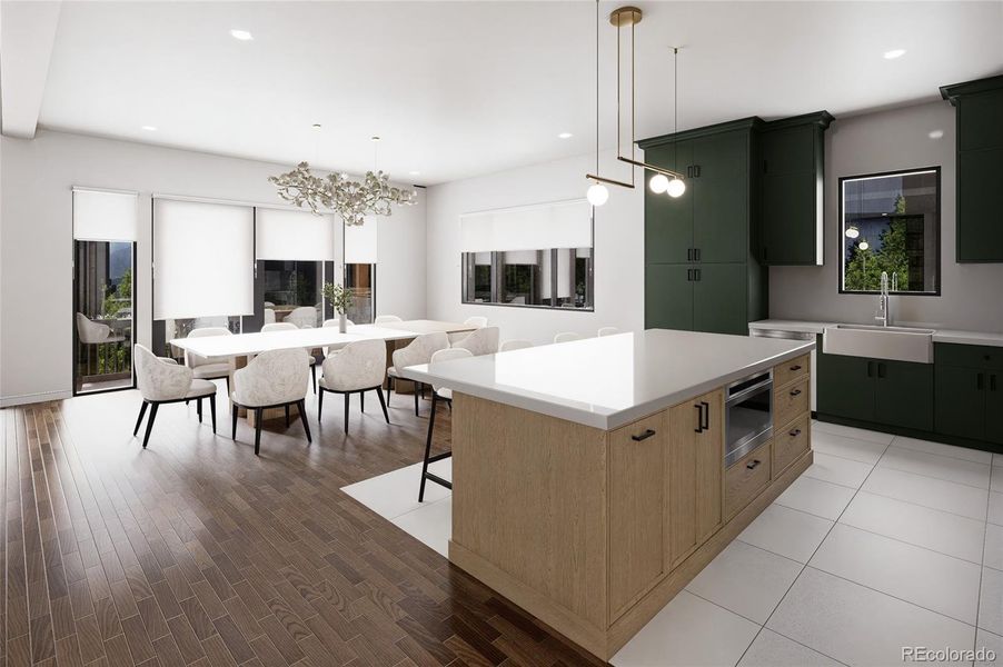 Furnished interior view inside a new home in , Granby (Image 9).