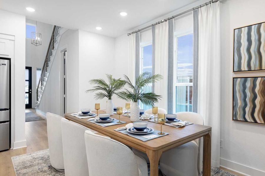 Representative Dining Room - some options shown Representative Dining Room - some options shown