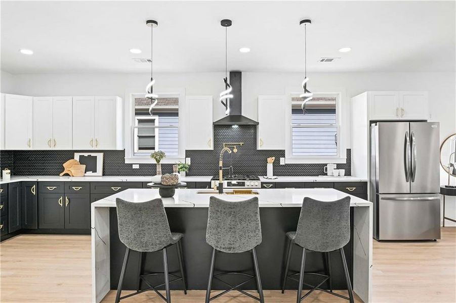 Furnished interior view inside a new home in , Atlanta (Image 5).