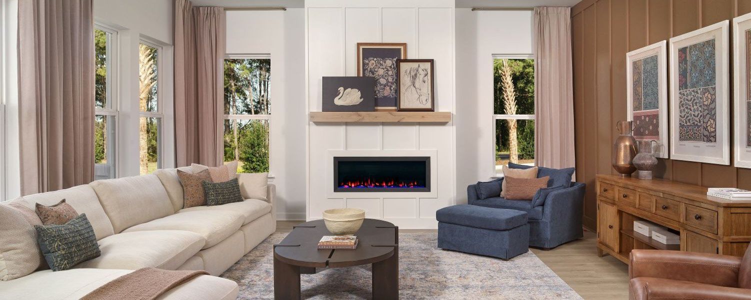 Representative furnished interior of a home built from the Palermo by Ashton Woods in Landing at River Oaks, Myrtle Beach (Image 8).
