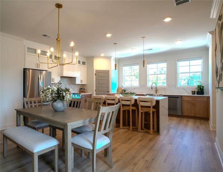 Furnished interior view inside a new home in , Cumming (Image 9).