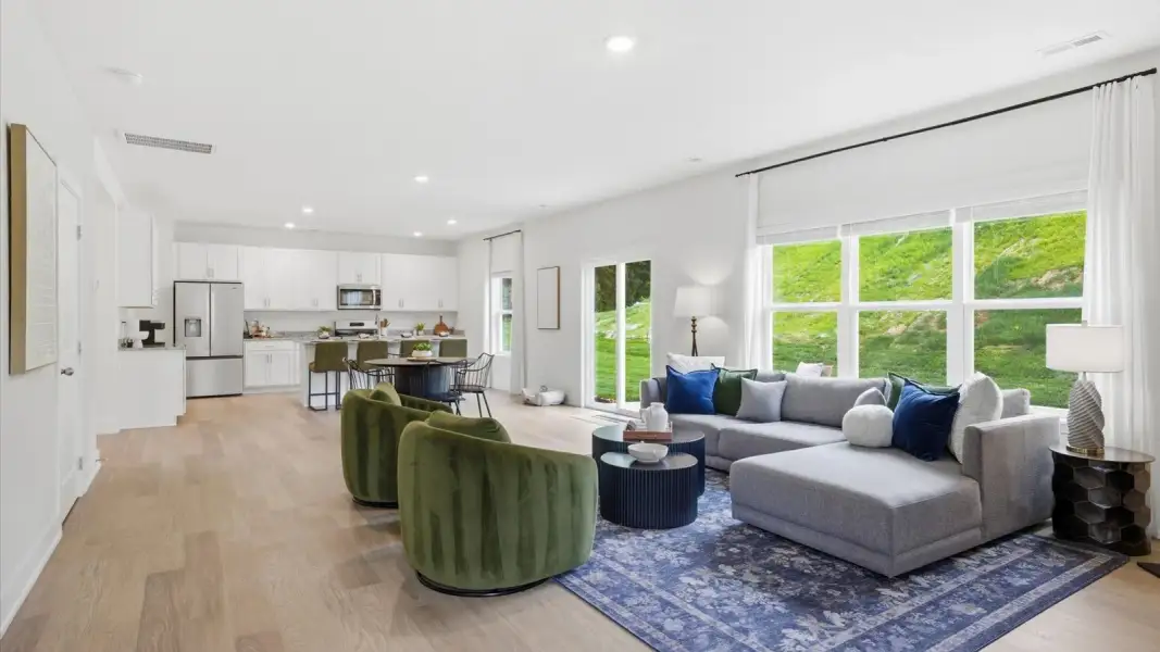Furnished interior view inside a new home in Catlett Cove, Knoxville (Image 9).