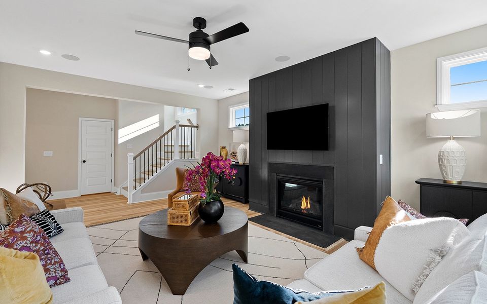 Representative furnished interior of a home built from the Webster II - Vanguard Collection by Mungo Homes in Windsor Forest, Anderson (Image 5).