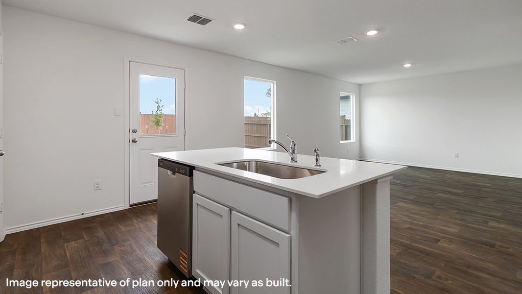 Furnished interior view inside a new home in Hickory Ridge, Elmendorf (Image 11).
