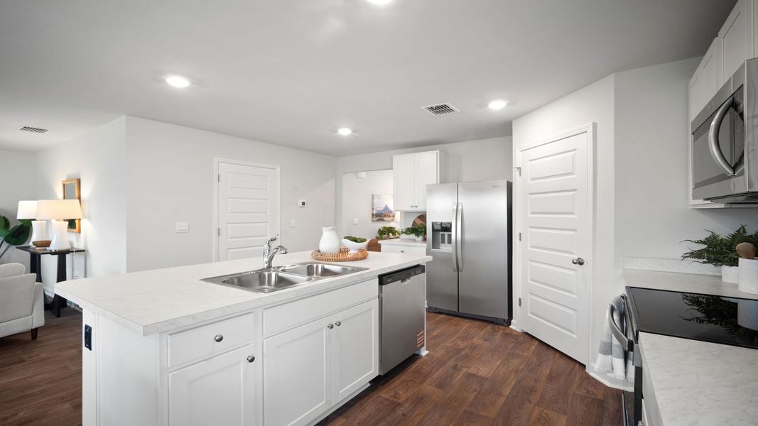 Furnished interior view inside a new home in The Groves at Bees Creek, Ridgeland (Image 9).