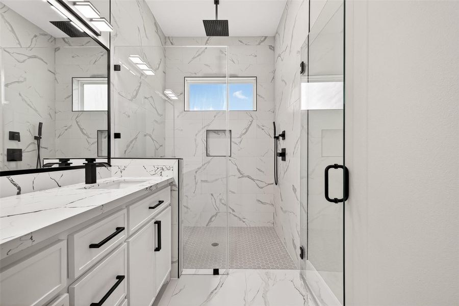 Furnished interior view inside a new home in , Houston (Image 9).