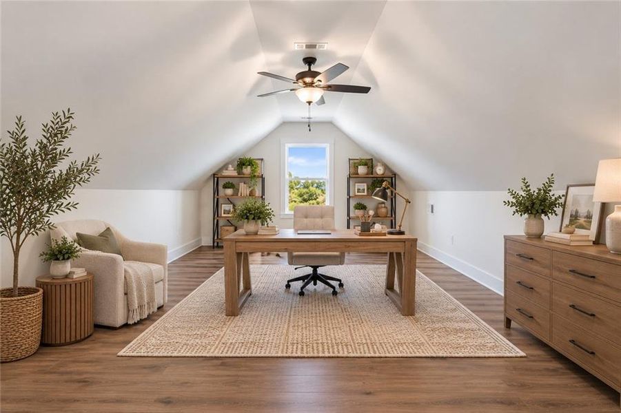 Furnished interior view inside a new home in , Rockmart (Image 8).