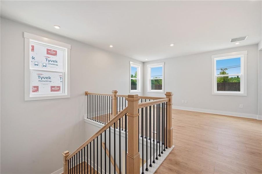 Spacious, unfurnished interior of a new home in The Paddocks at Doc Hughes, Buford (Image 29). Spacious, unfurnished interior of a new home in The Paddocks at Doc Hughes, Buford (Image 29).