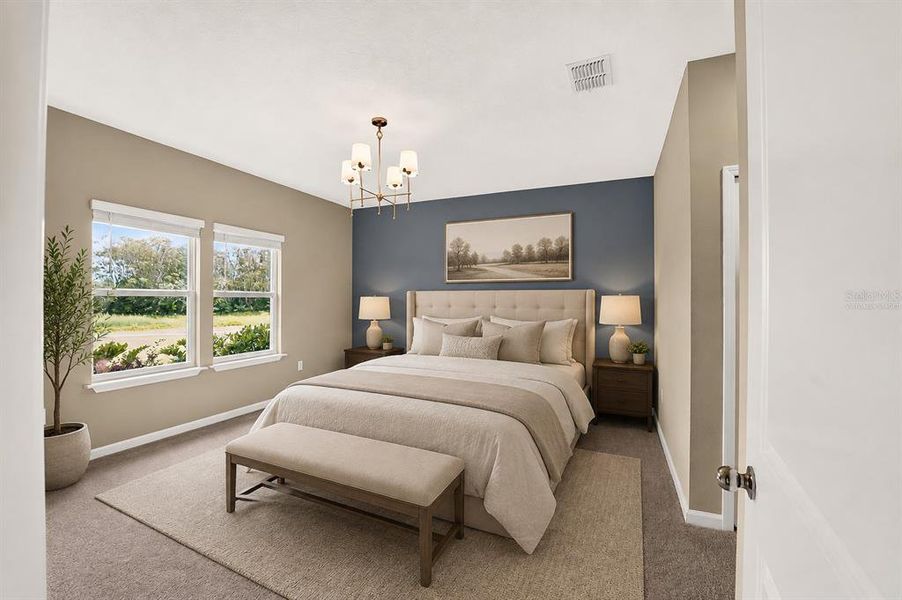 Furnished interior view inside a new home in , Alachua (Image 6). Furnished interior view inside a new home in , Alachua (Image 6).